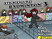 stick badminton 1 player